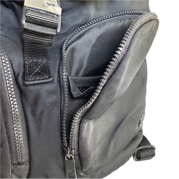 Lululemon Rucksack Carry Onward Mini Black Backpack Bag 12x10.5 Inch - Picture 10 of 16